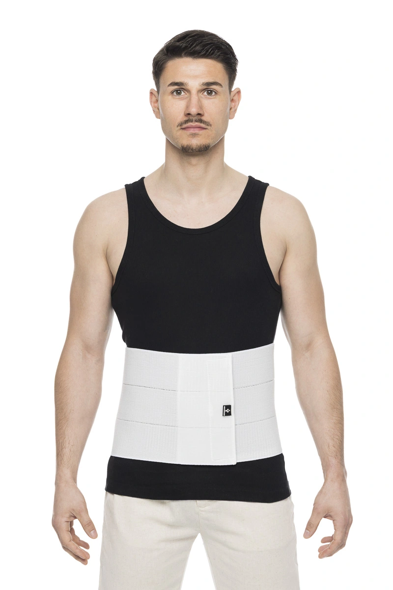 Ceinture abdominale 3 panneaux portée